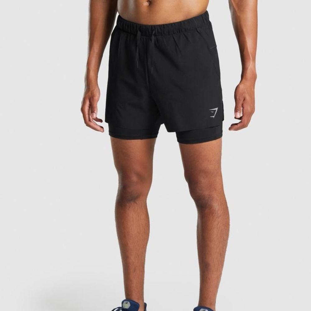 GymShark Men’s SPEED 5" 2 IN 1 SHORTS